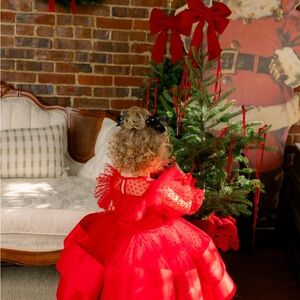 Red Lace Children's Dress